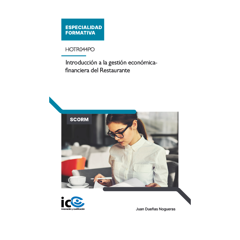 Introducción a la gestión económica-financiera del Restaurante. HOTR044PO - contenido online