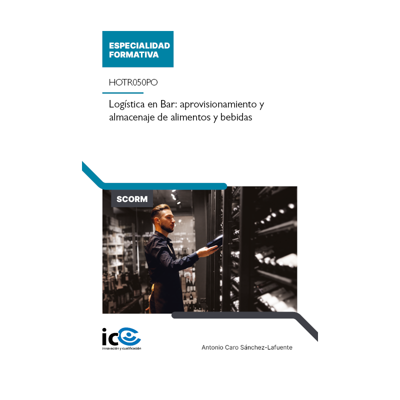 Logística en Bar: aprovisionamiento y almacenaje de alimentos y bebidas. HOTR050PO - contenido online