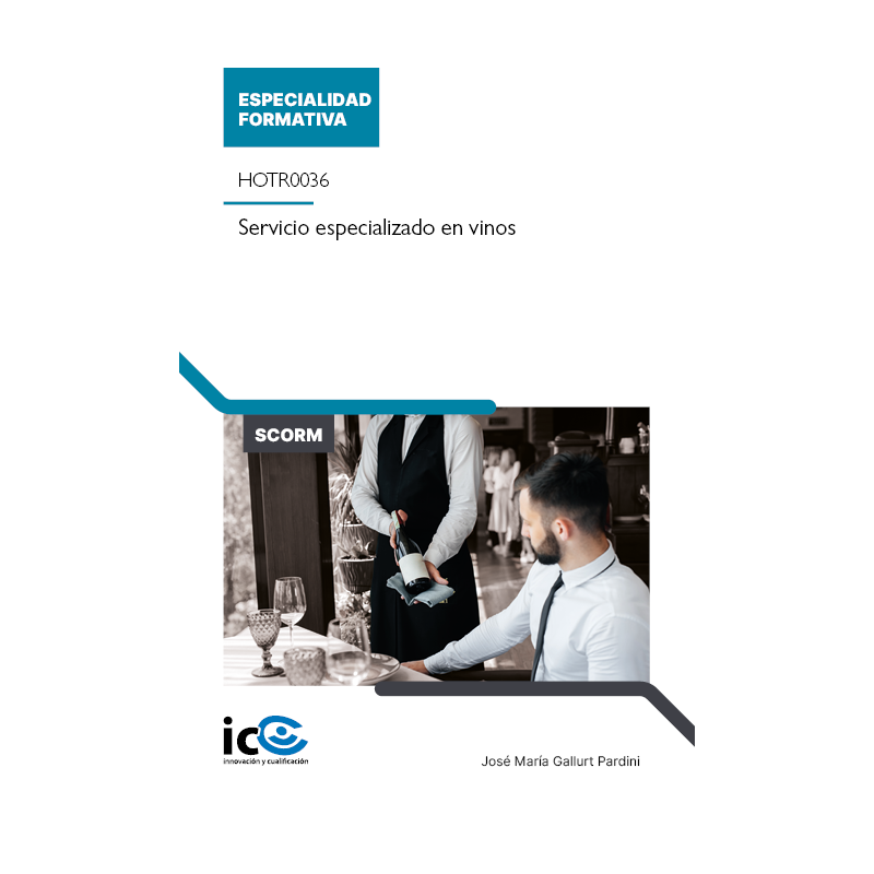 Servicio especializado en vinos. HOTR0036 - contenido online