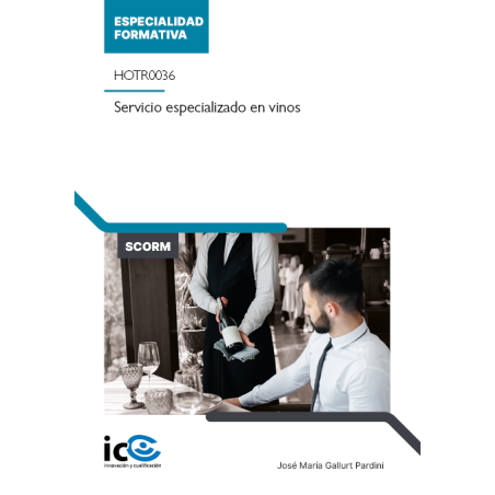 Servicio especializado en vinos. HOTR0036 - contenido online