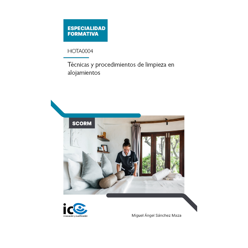 Técnicas y procedimientos de limpieza en alojamientos. HOTA0004 - contenido online