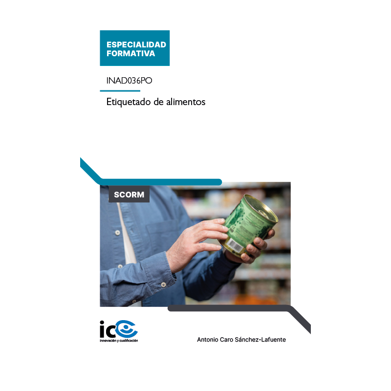 Etiquetado de alimentos. INAD036PO - contenido online
