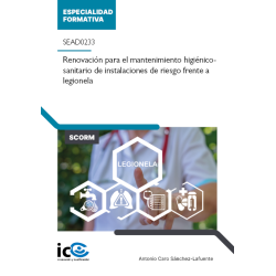 Renovación para el mantenimiento higiénico-sanitario de instalaciones de riesgo frente a legionela. SEAD0233 - contenido online