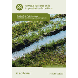 Factores en la implantación de cultivos. AGAU0208 - Gestión de la producción agrícola