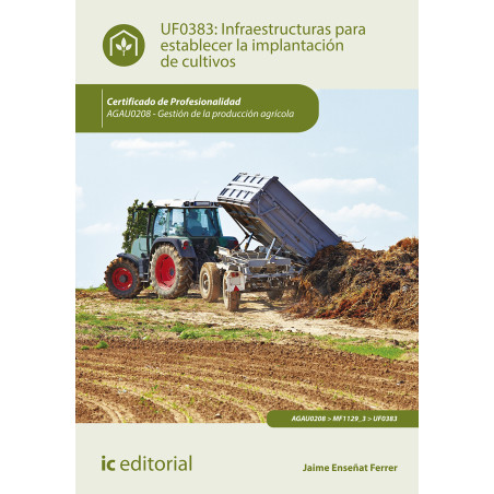 Infraestructuras para establecer la implantación de cultivos. AGAU0208 - Gestión de la producción agrícola