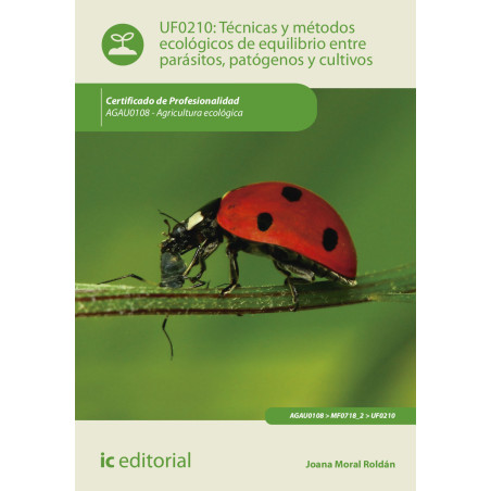 Técnicas y métodos ecológicos de equilibrio entre parásitos, patógenos y cultivos. AGAU0108 - Agricultura ecológica