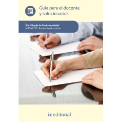 Asistencia a la edición. ARGN0210 Guía para el docente y solucionarios