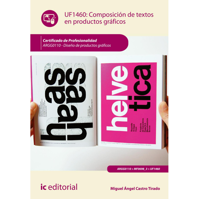 Composición de textos en productos gráficos. ARGG0110 - Diseño de productos gráficos