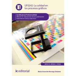 La calidad en los procesos gráficos. ARGC0110 - Operaciones de encuadernación industrial en rústica y tapa dura