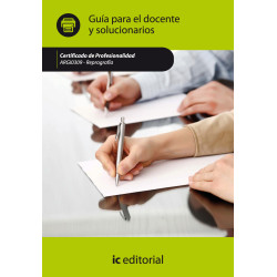 Reprografía. ARGI0309 Guía para el docente y solucionarios