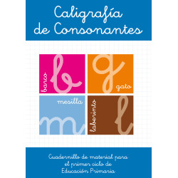 Caligrafía de consonantes. Educación infantil. Cuadernillo de material fotocopiable