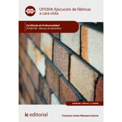 Ejecución de fábricas a cara vista. EOCB0108 - Fábricas de albañilería