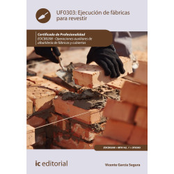 Ejecución de fábricas para revestir. EOCB0208 - Operaciones auxiliares de albañilería de fábricas y cubiertas