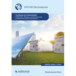 Electrotecnia. ENAE0108 - Montaje y Mantenimiento de Instalaciones Solares Fotovoltaicas