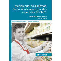 Manipulador de alimentos. Sector Almacenes y grandes superficies. FCOM01
