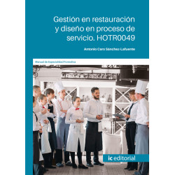 Gestión en restauración y diseño en proceso de servicio. HOTR0049